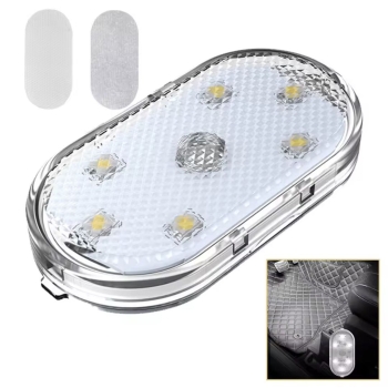 LED Oświetlenie wewnętrzne samochodu Lampka Bezprzewodowa USB